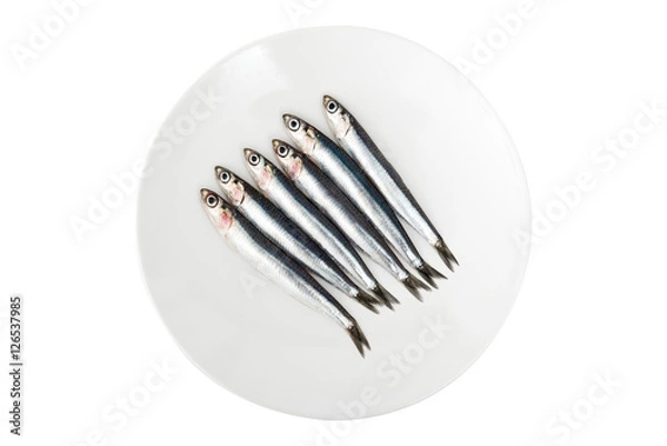 Obraz Acciughe nel piatto