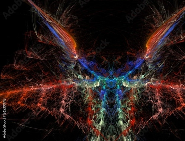 Fototapeta Imaginatory fractal abstract background Image