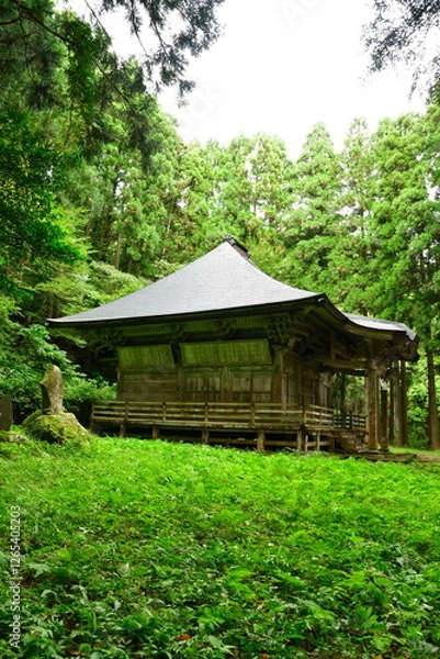 Fototapeta 鳥坂神社（新潟県）