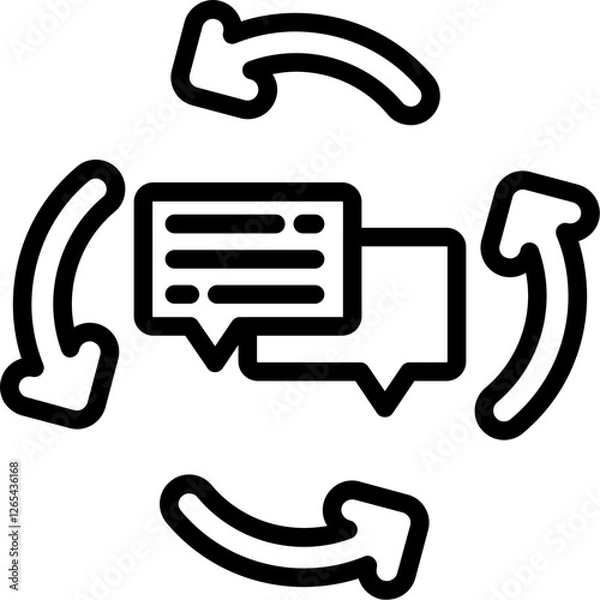 Obraz Continuous Feedback Icon