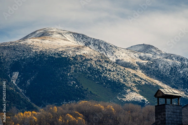 Obraz Landscapes and views of the Boi Valley, Lleida Pyrenees. Spain.