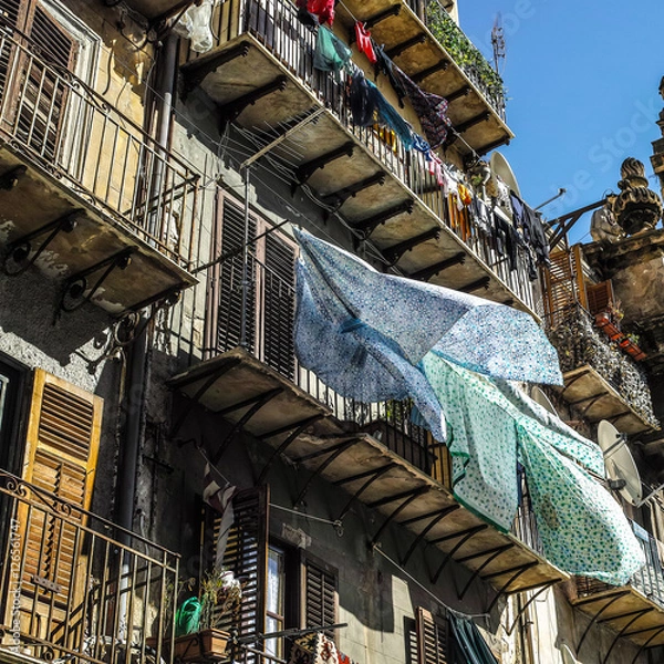 Fototapeta balconi di palermo