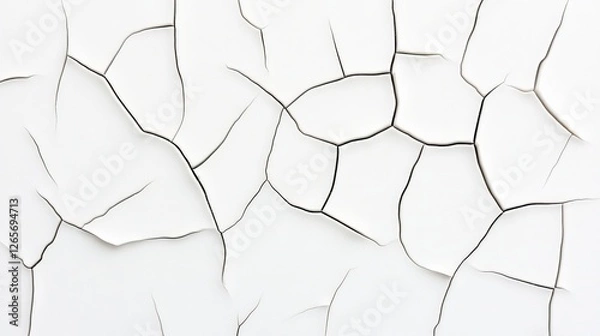 Fototapeta Serene Minimalist Backdrop with Seamless Cracked Pattern Design