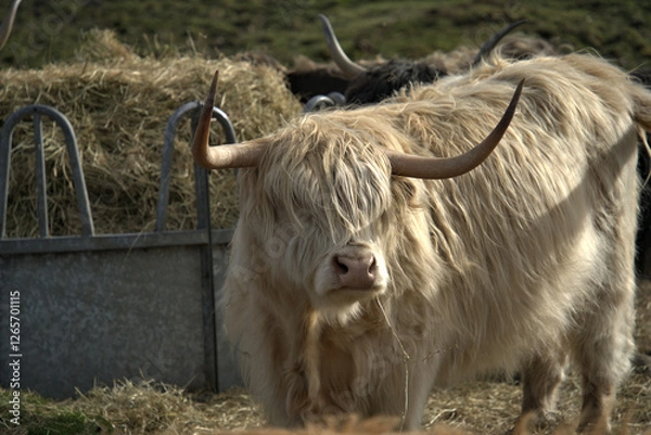 Obraz Highland Coos on the Isle of skye