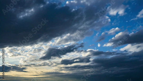 Fototapeta Moody Clouds Dark Sky