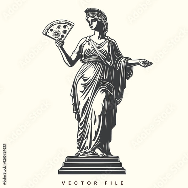 Fototapeta Venus De Milo Vector Logo