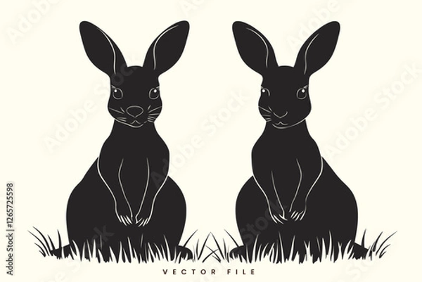 Fototapeta Kangaroo Vector Illustration