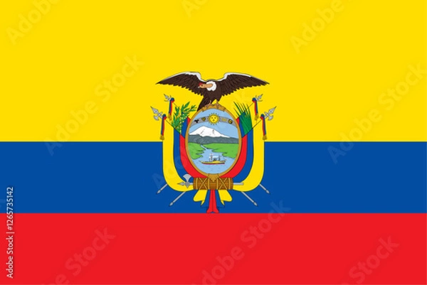Obraz flag of ecuador