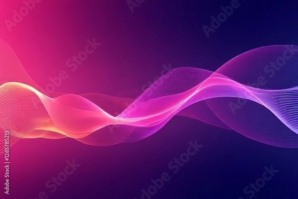 Fototapeta Abstract Colorful Wave Design for Backgrounds and Templates