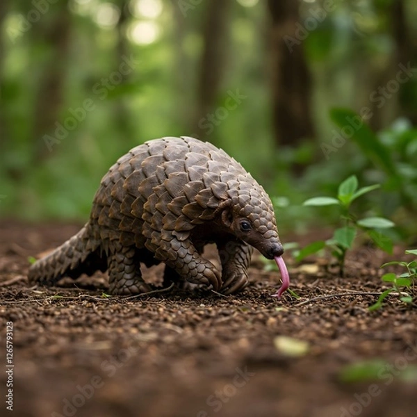 Obraz Pangolin on the ground