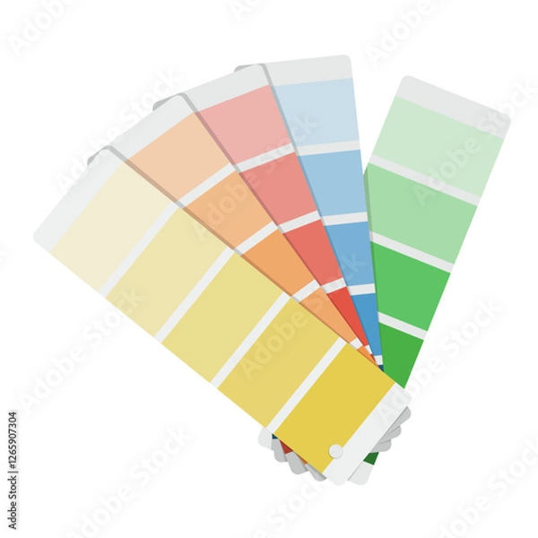 Fototapeta Color swatches palette guides for designers
