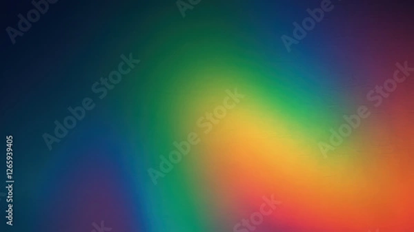 Fototapeta Vibrant watercolor background showcasing a blend of warm and cool colors, perfect for creative projects, branding, or digital artwork.
