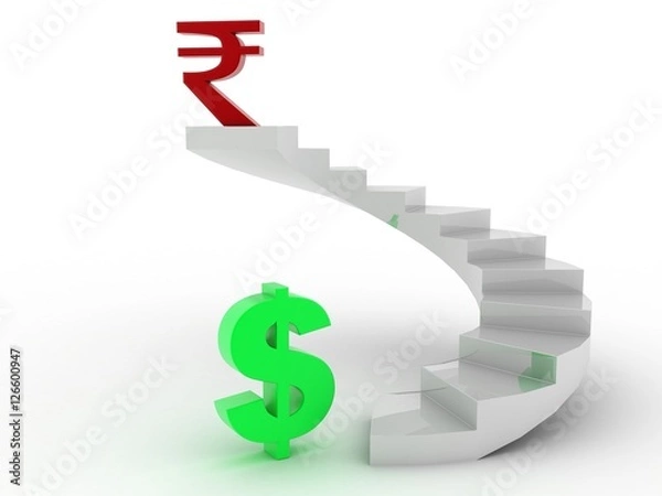 Obraz euro and dollar