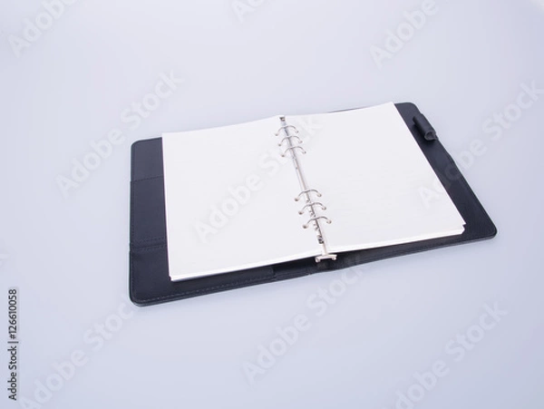 Fototapeta calendar or empty desk calendar on the background.
