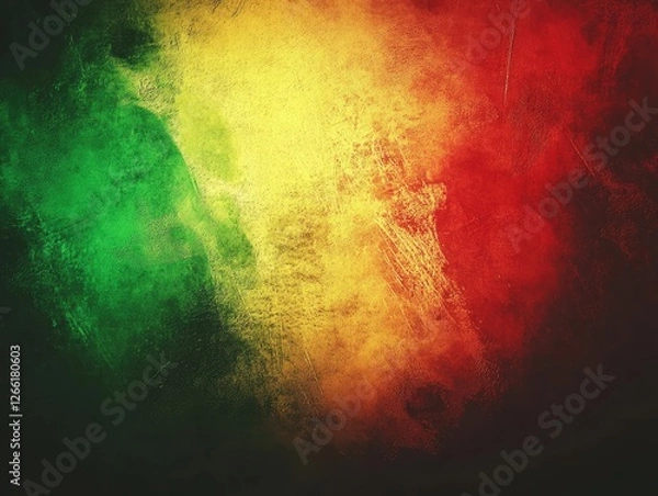 Obraz Rastafarian colors background texture, website design