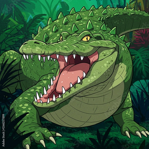 Obraz Alligator Graphic