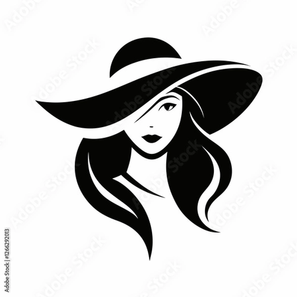 Obraz girl in hat