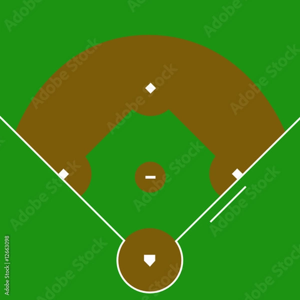 Obraz Baseball field