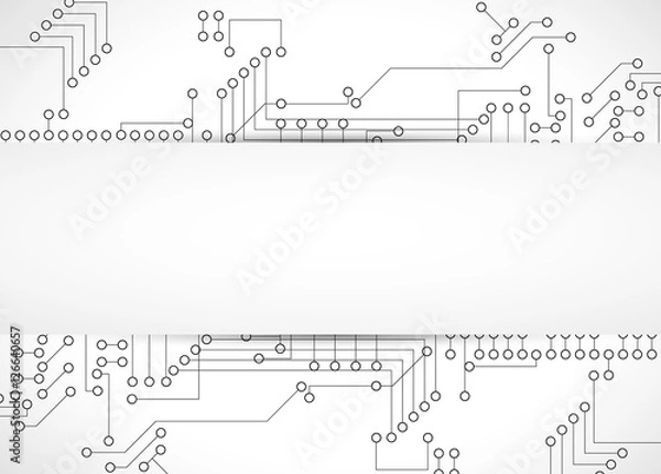 Fototapeta Digital technology world. Business virtual concept. Vector background