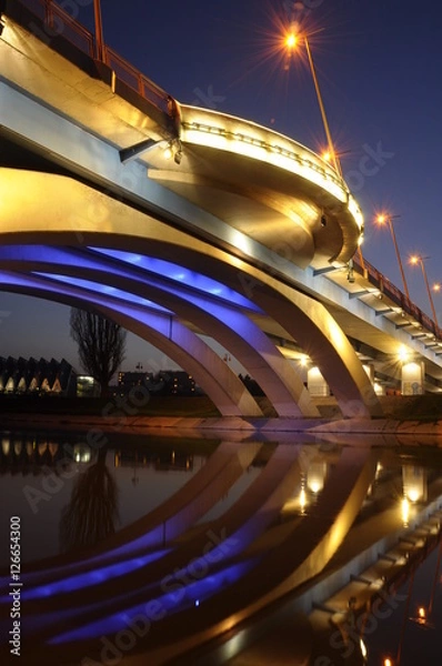 Obraz Bridge in Rzeszow, city in Poland