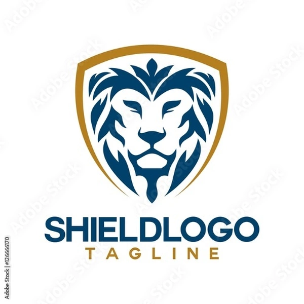 Obraz shield vector logo