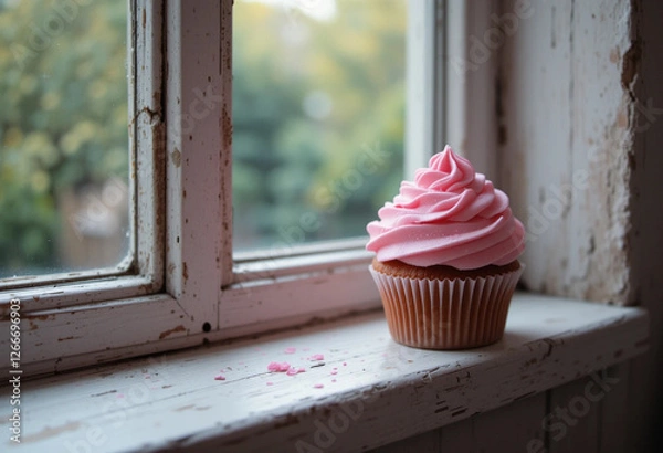 Obraz Cupcake by the Window