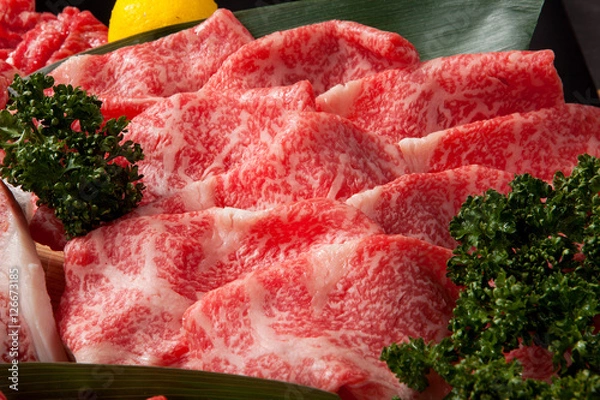 Obraz 和牛ローススライス