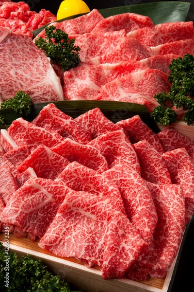 Obraz 和牛盛り合わせ