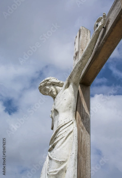 Obraz Jesus statue on the cross