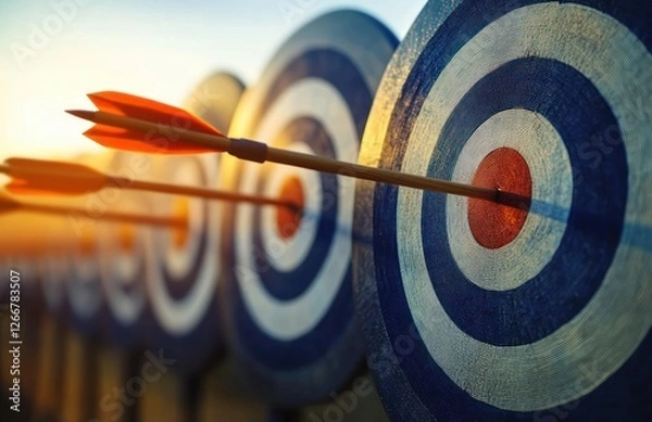 Obraz Achieving Success with Focused Objectives and Marketing Strategy