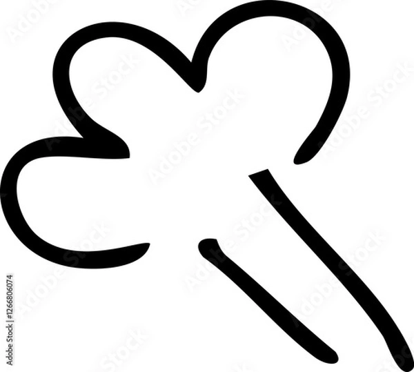 Fototapeta Scribble Line