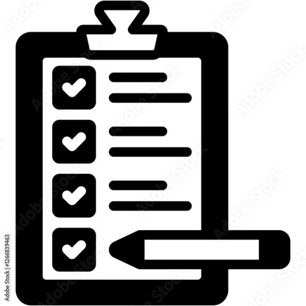 Fototapeta Task List Icon