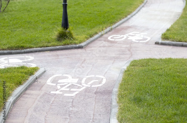 Obraz Bicycle lane