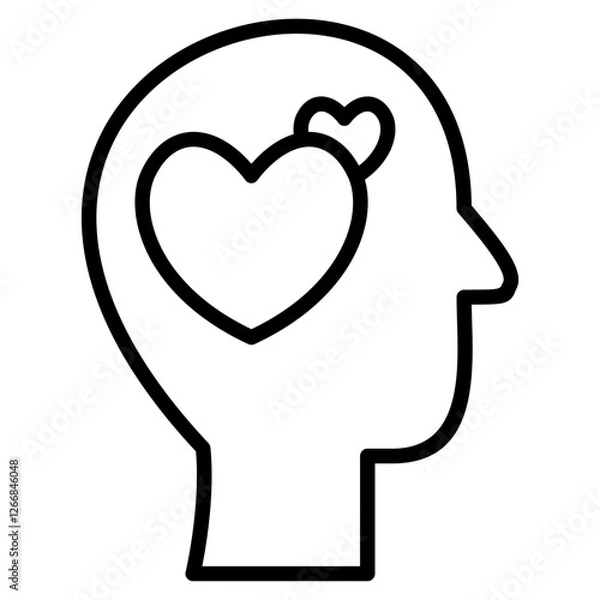 Obraz Tcompassionate Heart Icon