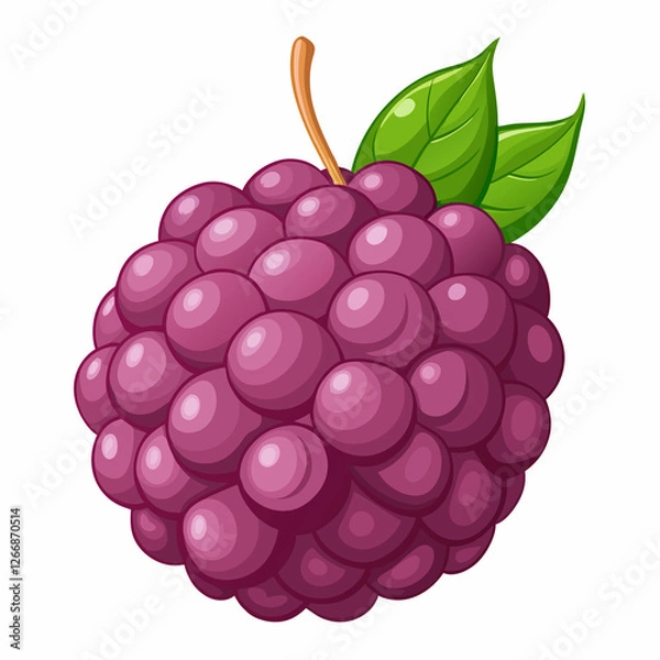 Fototapeta puffy mulberry cluster