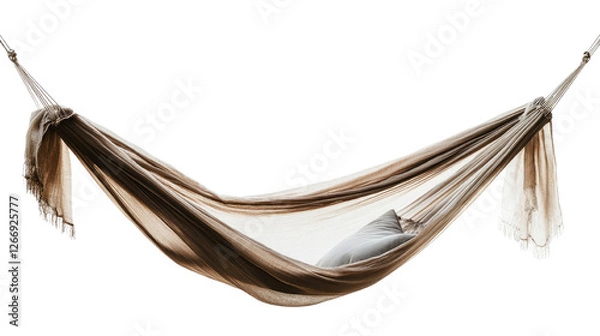Obraz  Hammock on transparent on white background
