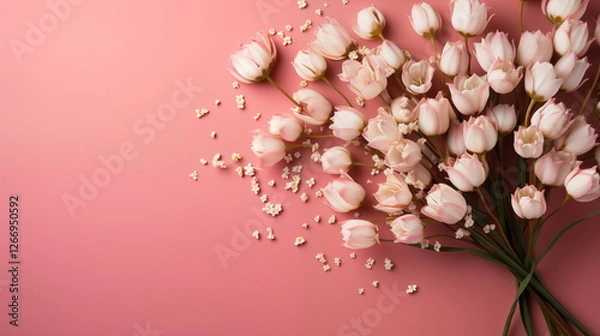 Obraz Flower pink background