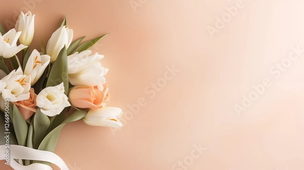 Obraz Flower pink background