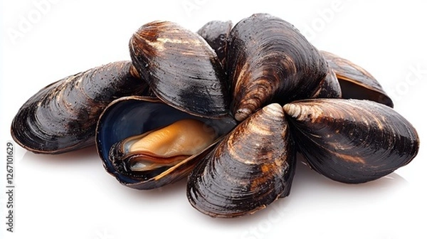 Obraz mussels isolated on transparent background