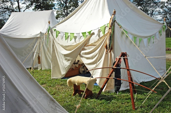 Fototapeta Medieval Tent
