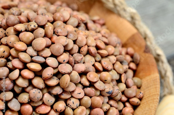 Obraz lentil on table