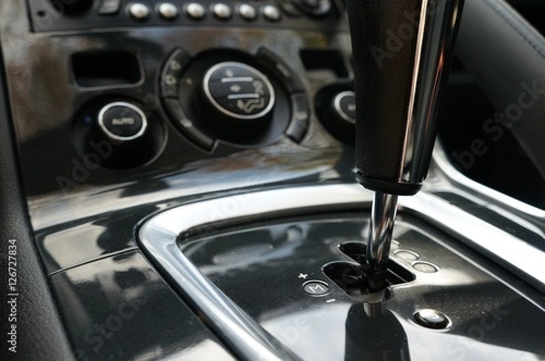 Obraz Automatic gearbox in luxury car.