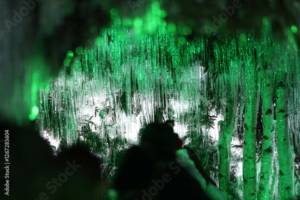 Fototapeta green abstract background