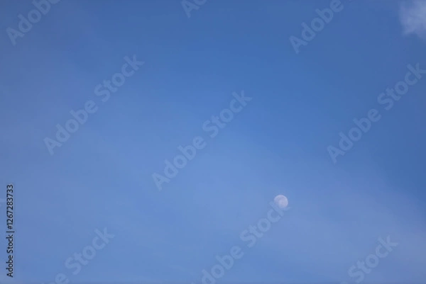 Fototapeta moon and clouds