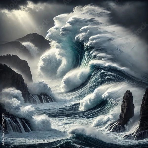 Obraz The Wrath of the Ocean