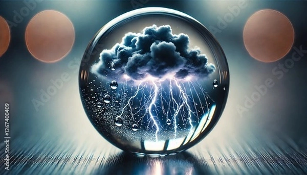 Obraz Storm in a Crystal Ball