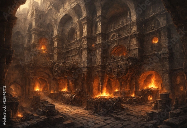 Obraz old abandoned factory