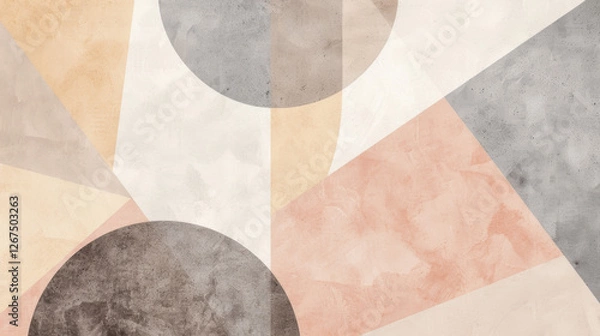 Fototapeta minimalist modern geometric background