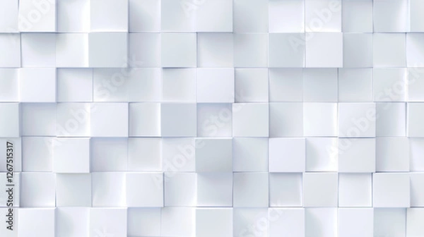Fototapeta random shifted cube background