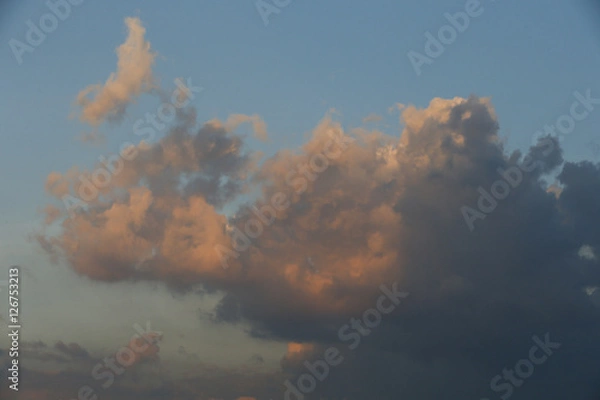 Fototapeta clouds shape over a sky